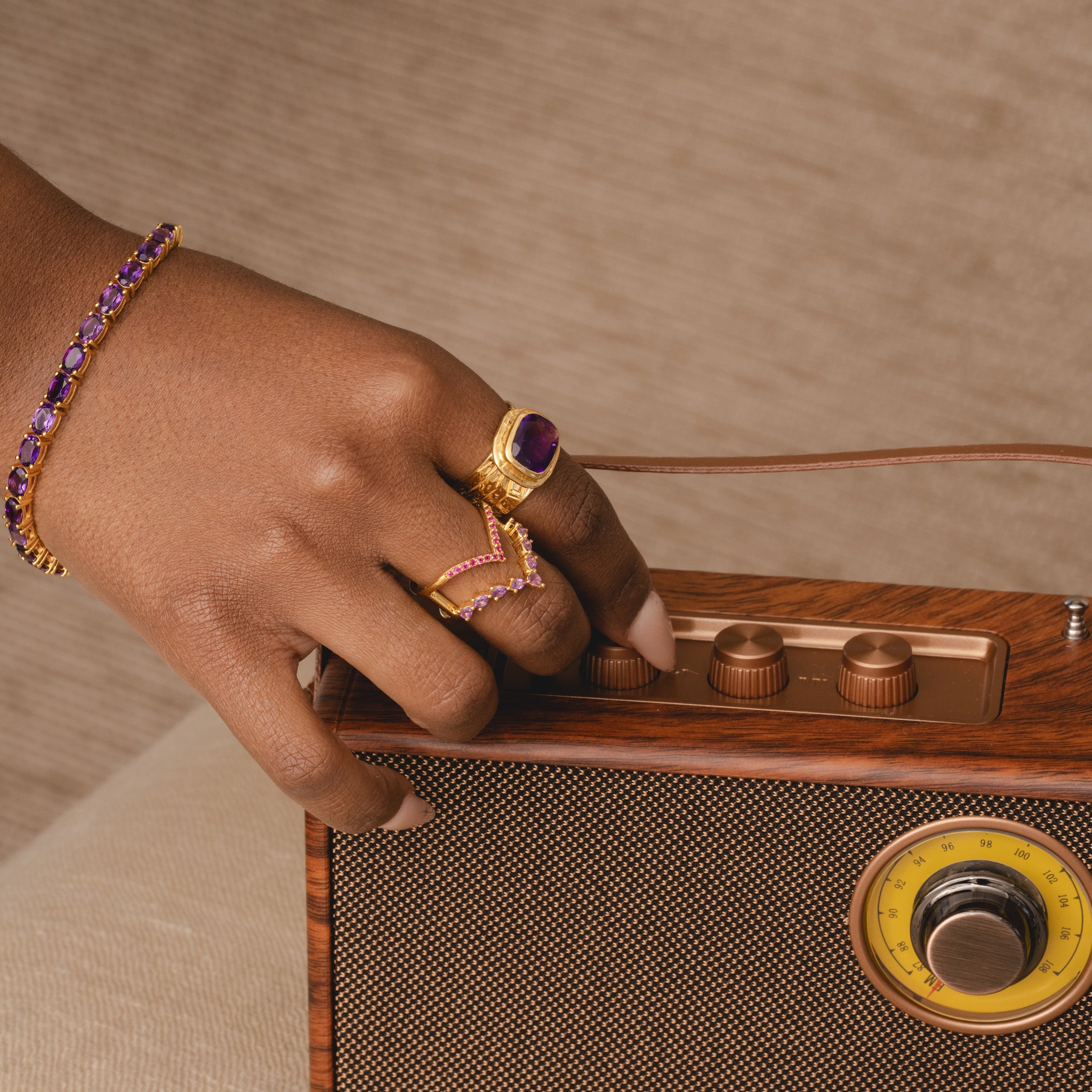 Ruh Amethyst Ring